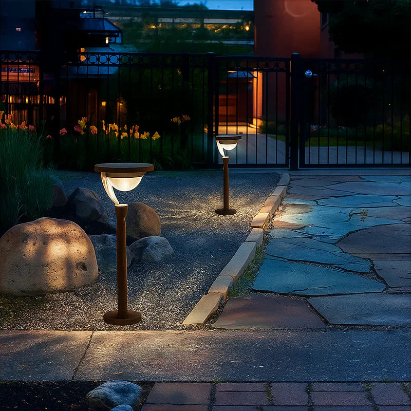Solar Decorative Pattern Path Light Outdoor LED | Jerqis