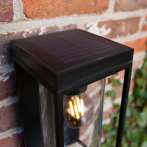Solar Glass Outdoor Wall Light for Exterior Use | Norexa