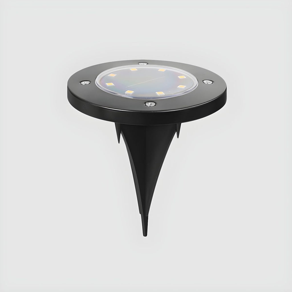 Solar LED Outdoor Circular Light Minimalist Style | Xarvane