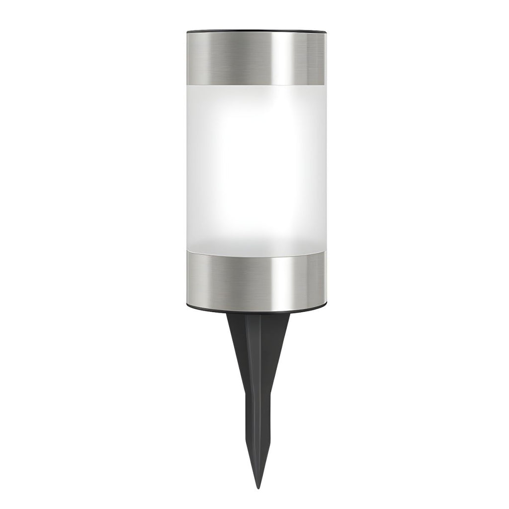 Solar LED Stainless Steel Stake Light Minimal Style | Luravax