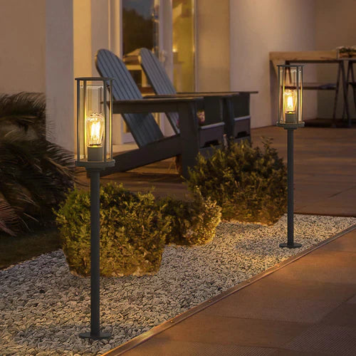 Solar Metal Path Light for Garden Outdoor Modern Design | Kavero