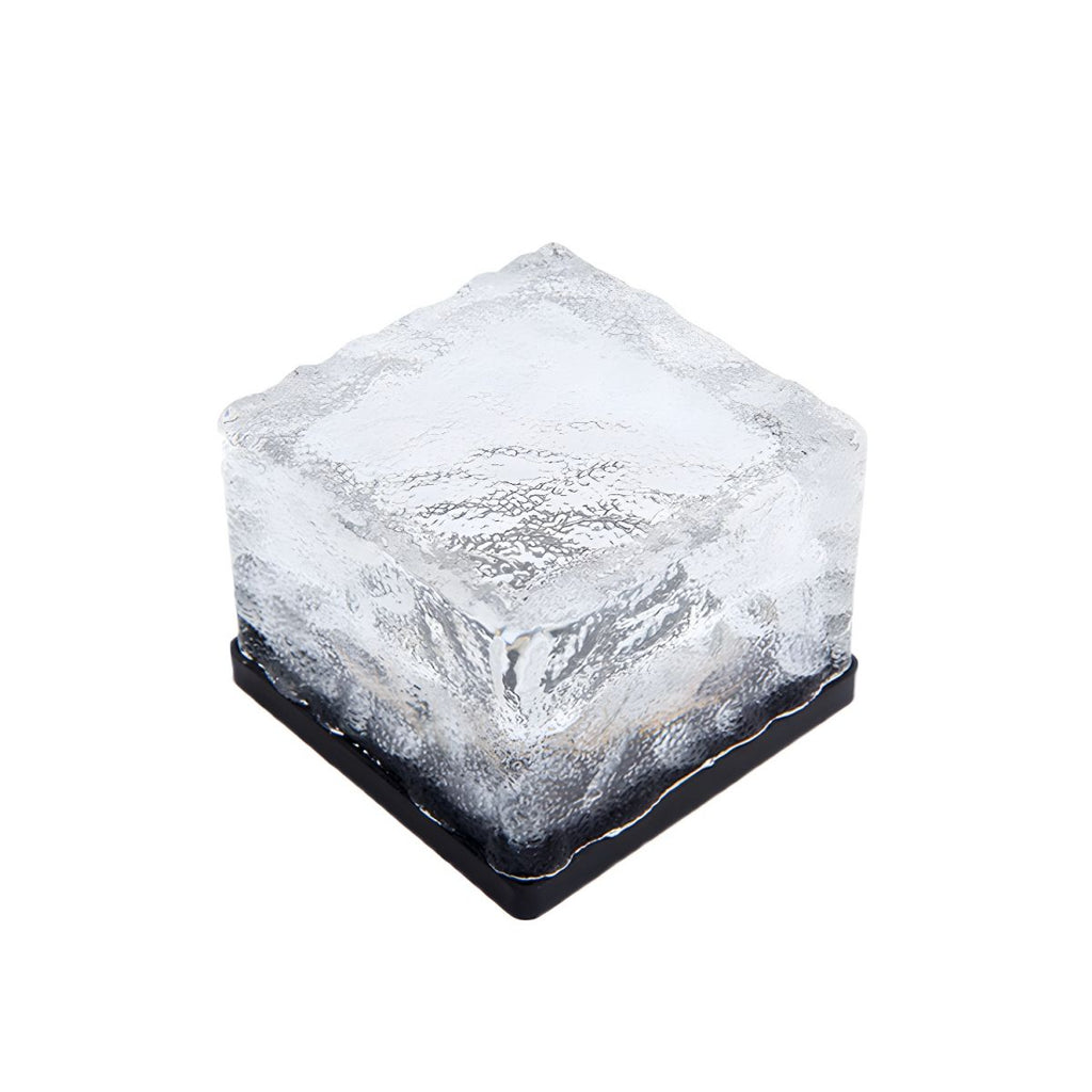 Solar Outdoor Ground Light Clear Glass Garden Lamp | Corlenix