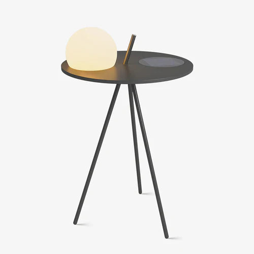 Solar Outdoor Table Lamp with Tripod Base and LED Light | Hovrisa