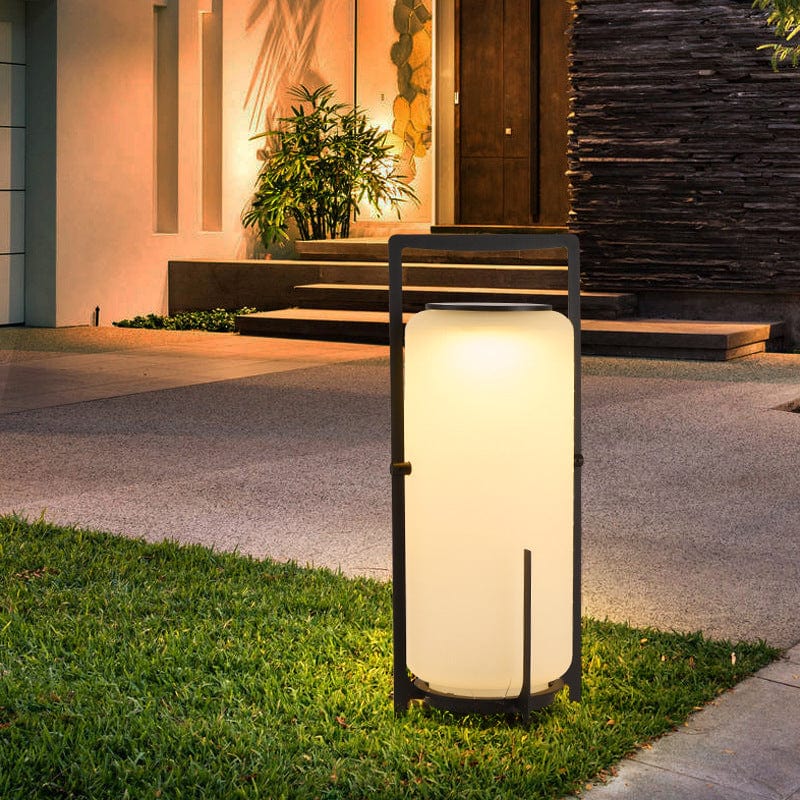 Solar Steel Outdoor Light Modern Garden Design | Celnora