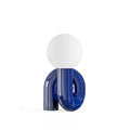 Spiral Glass Modern Accent Table Lamp | Polvian