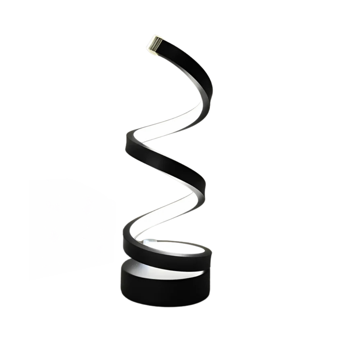 Spiral LED Table Lamp with Dimmable 3 Light Modes | Pefure