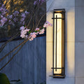 Stainless Steel Outdoor LED Wall Light Alabaster Finish | Ervona