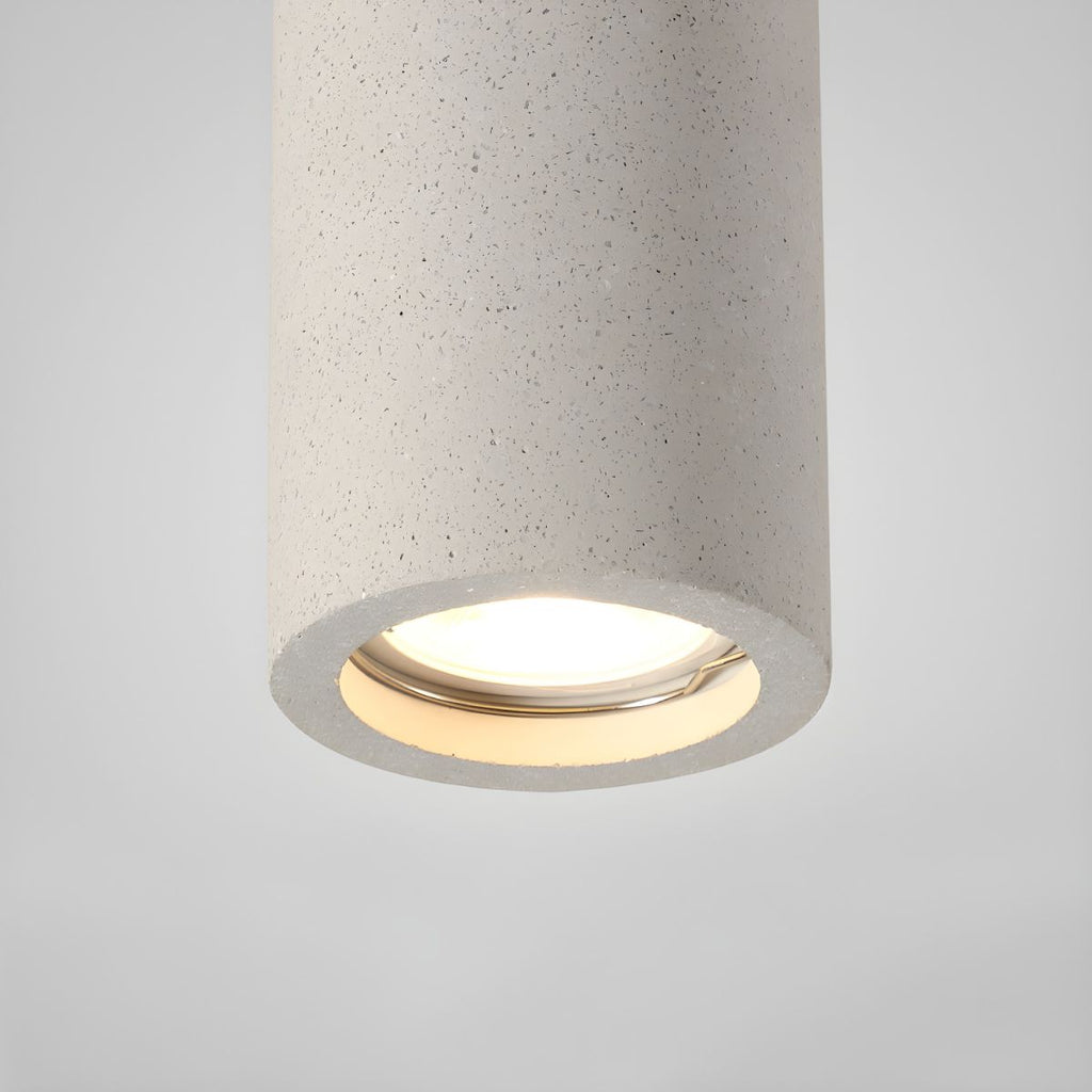 Stone Cylinder Ceiling Light Japanese Minimalist Style | Kairova