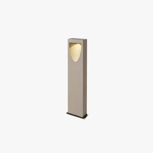 Stone Outdoor Path Light Warm LED Modern Design | Qarnix