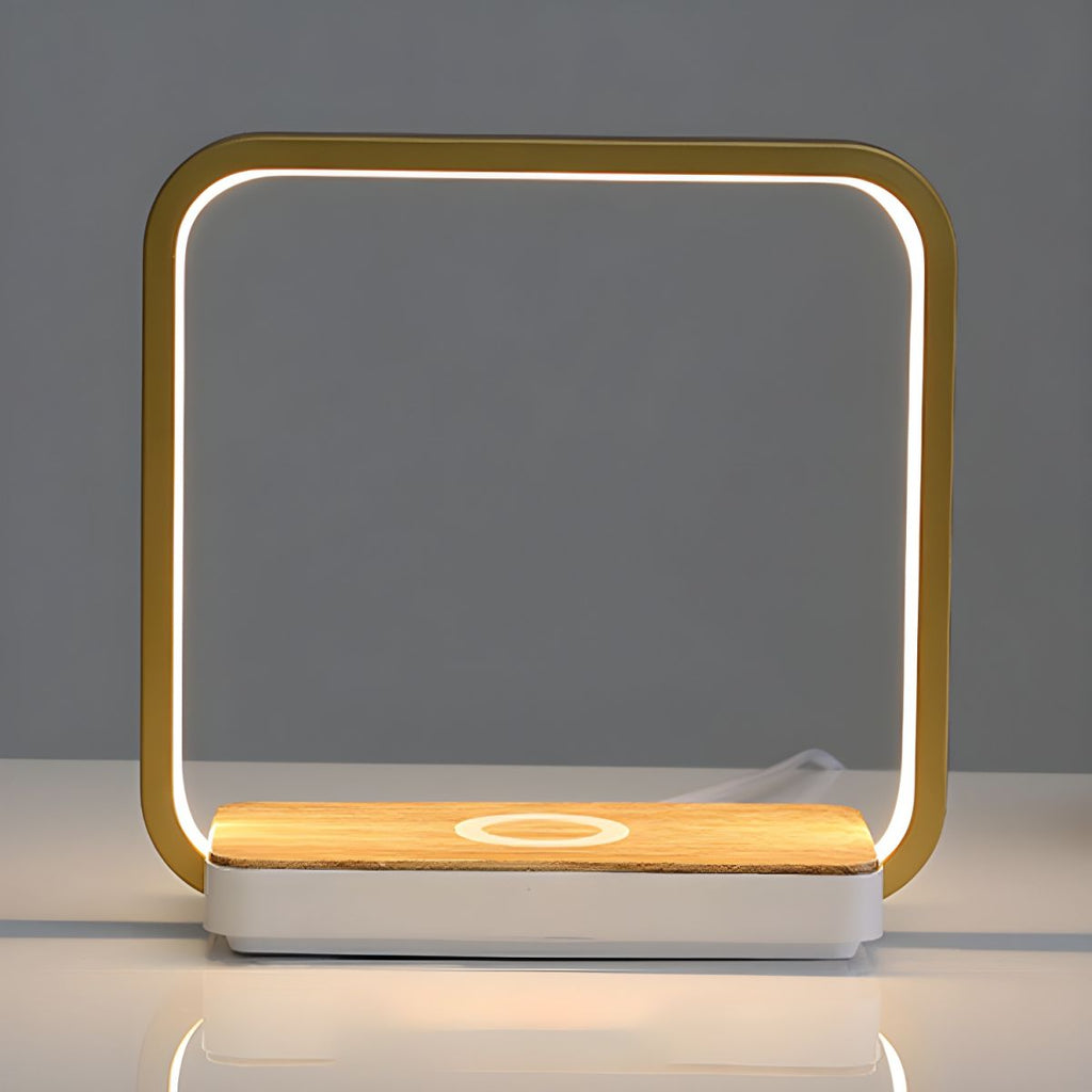 Touch Dimming Table Lamp with Square Flat Base | Liorra