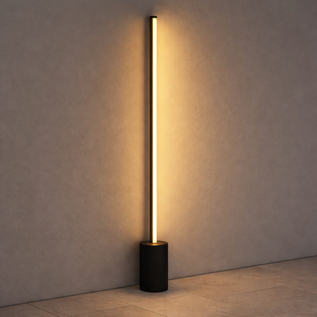 Vertical Outdoor LED Lawn Light Stainless Steel Pathway | Ulvora