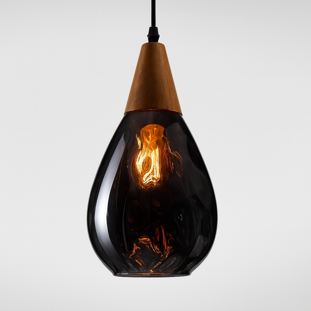 Vintage Glass Shade Pendant Light for Interiors | Melqor