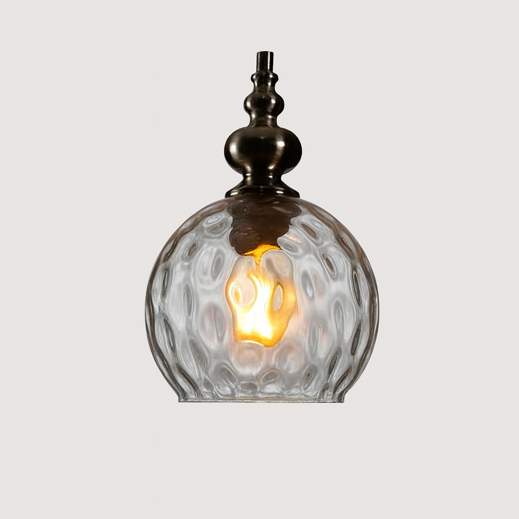 Vintage Glass Shade Pendant Light for Interiors | Melqor