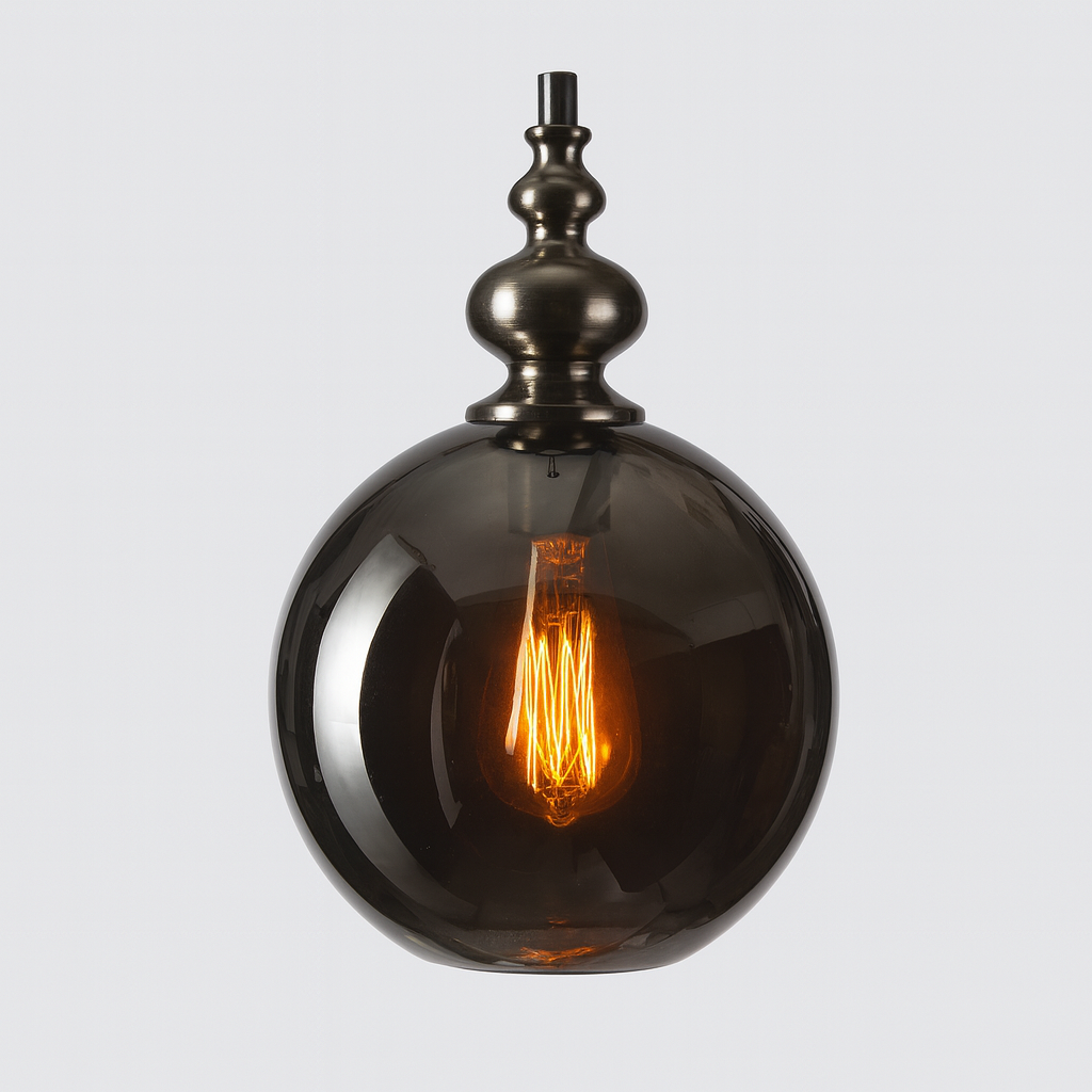 Vintage Glass Shade Pendant Light for Interiors | Melqor