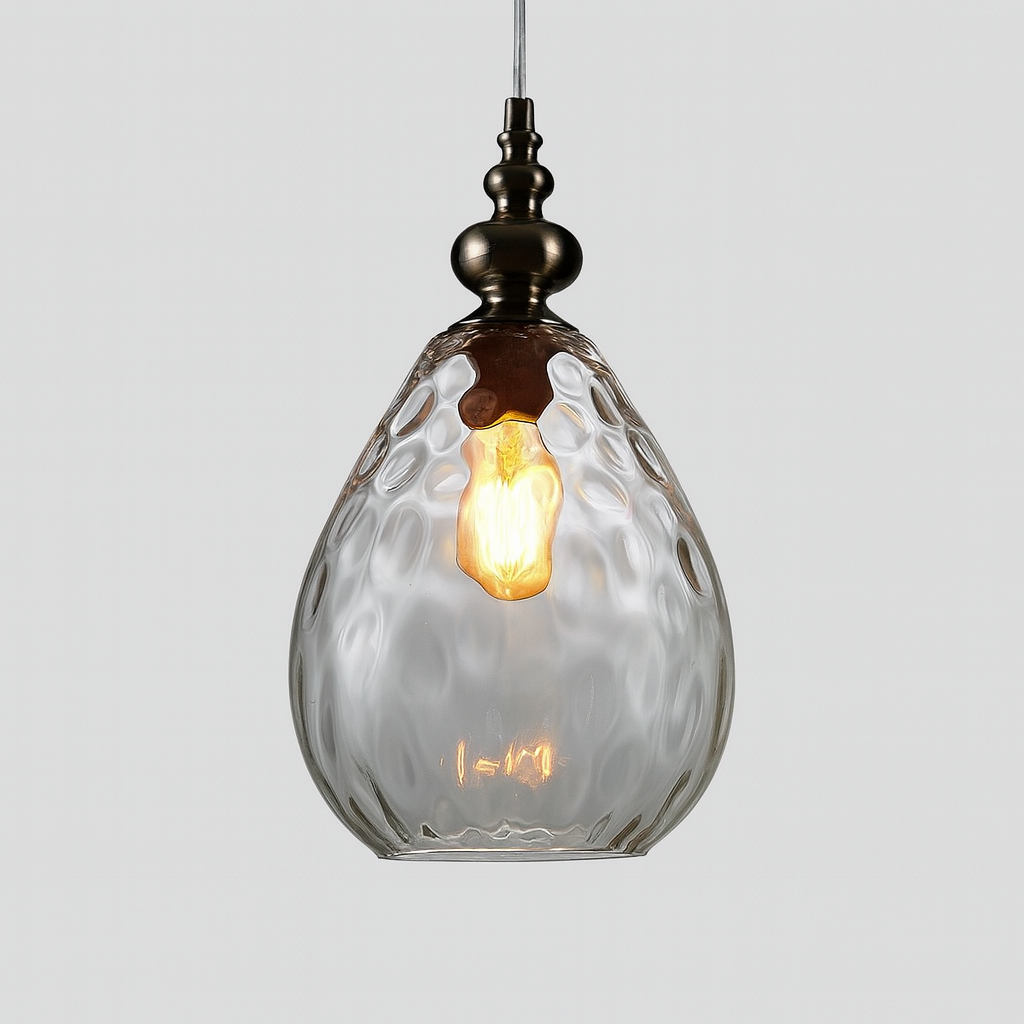 Vintage Glass Shade Pendant Light for Interiors | Melqor