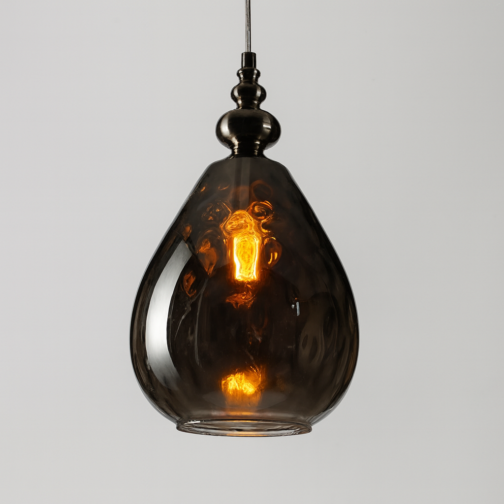 Vintage Glass Shade Pendant Light for Interiors | Melqor