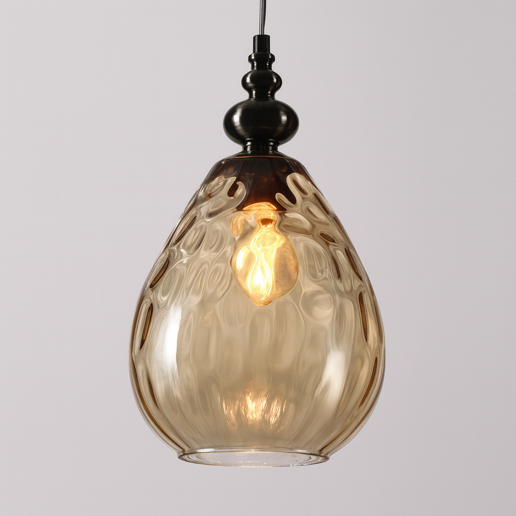 Vintage Glass Shade Pendant Light for Interiors | Melqor