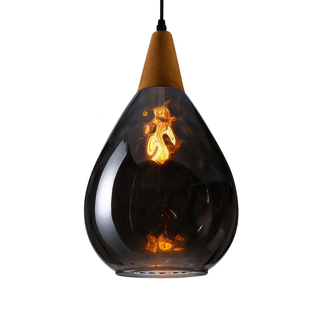 Vintage Glass Shade Pendant Light for Interiors | Melqor
