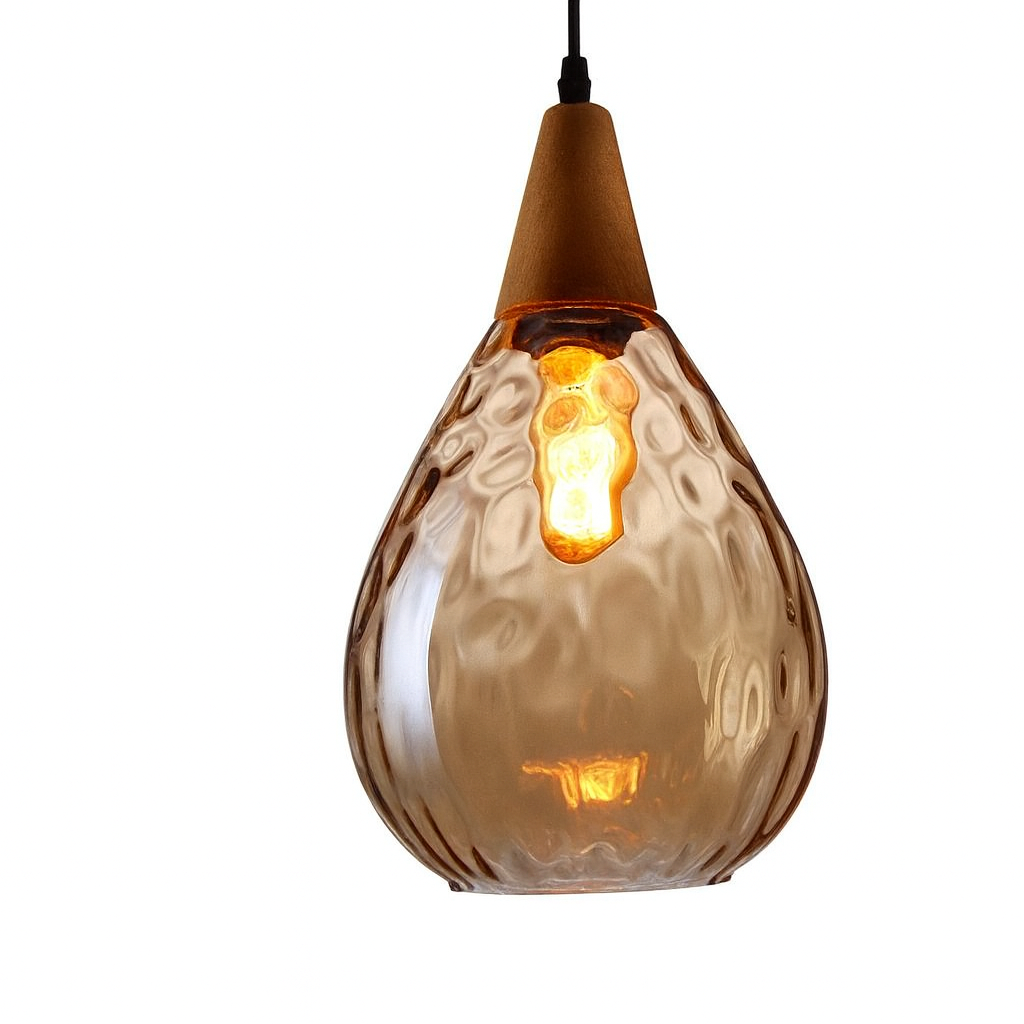 Vintage Glass Shade Pendant Light for Interiors | Melqor
