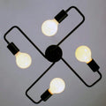 Vintage Metal Frame Ceiling Light Industrial Minimalist | Salira