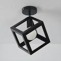 Vintage Metal Loft Ceiling Light Fixture | Serelle