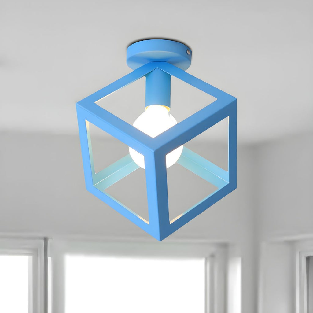 Vintage Metal Loft Ceiling Light Fixture | Serelle