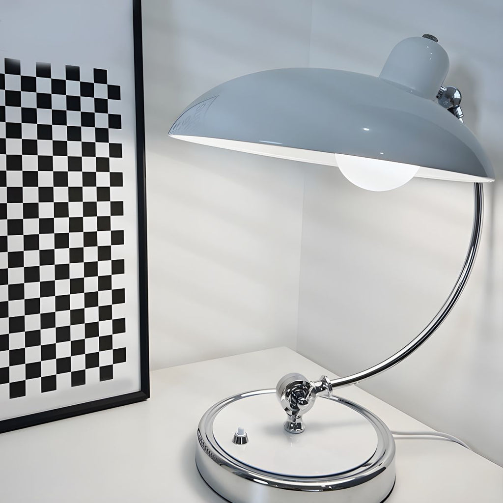 Vintage Metal Shade Table Lamp | Rovelle