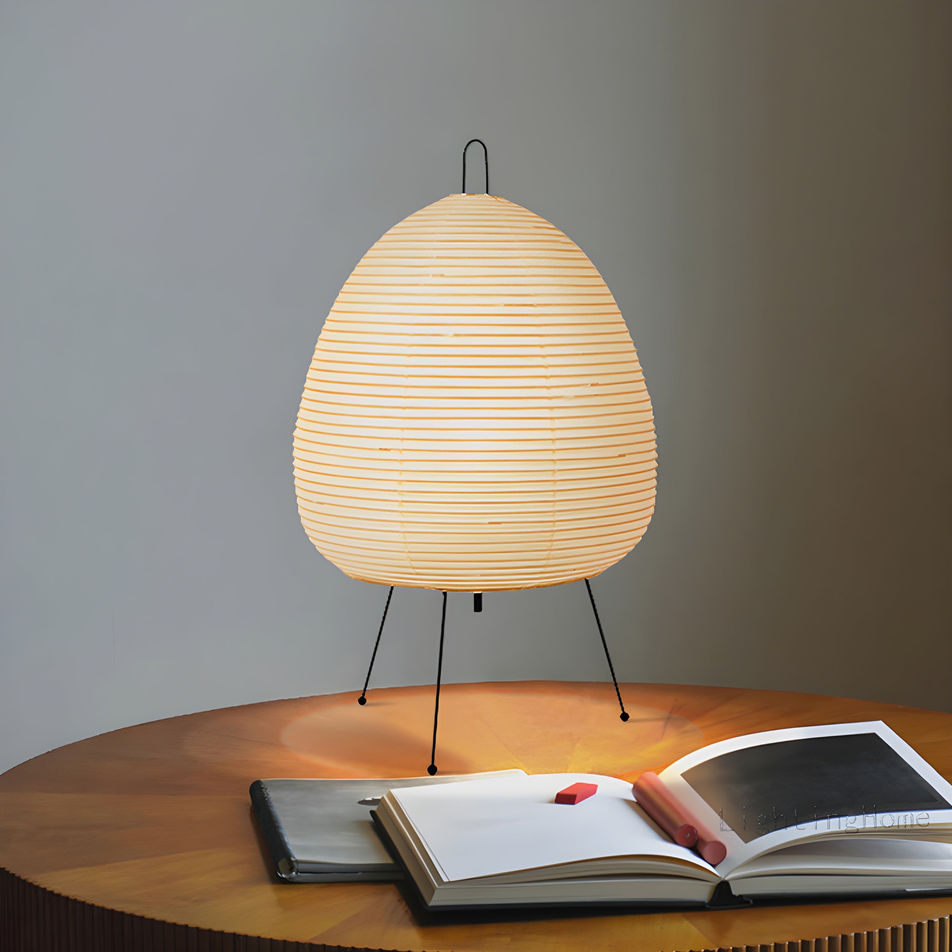 Wabi Sabi Japanese Style Rice Paper Table Lamp | Fadora