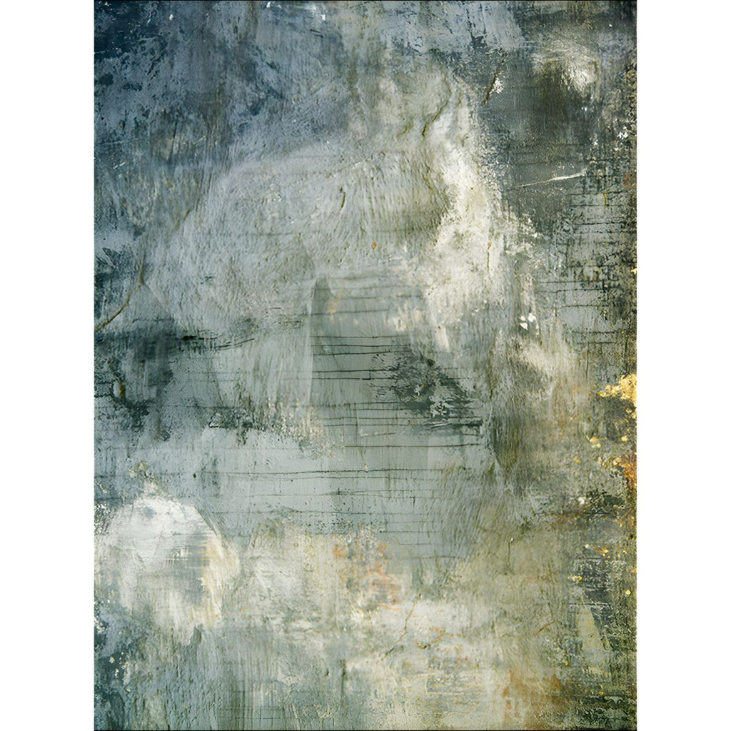 Washable Polyester Abstract Area Rug Industrial | Loomaria