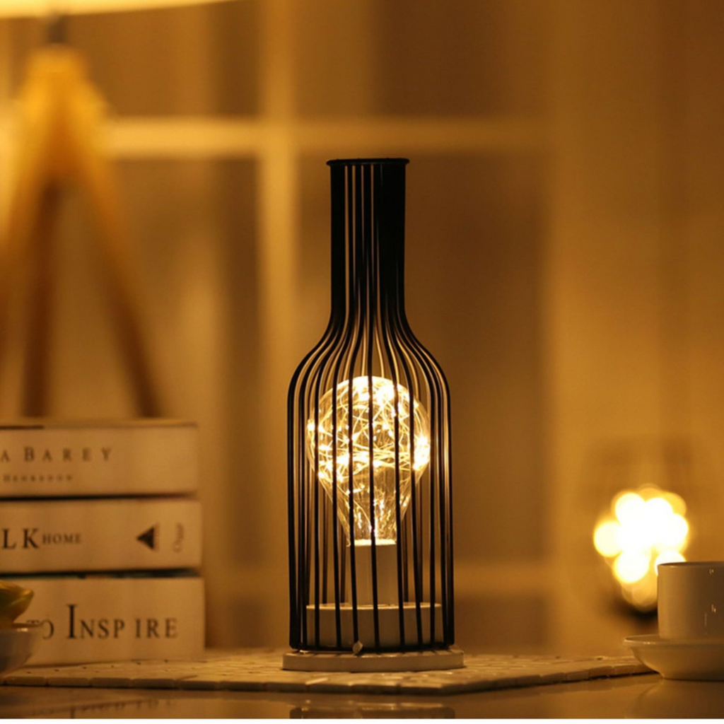 Wireless LED Table Lamp with Modern Steel Finish | Dovixa