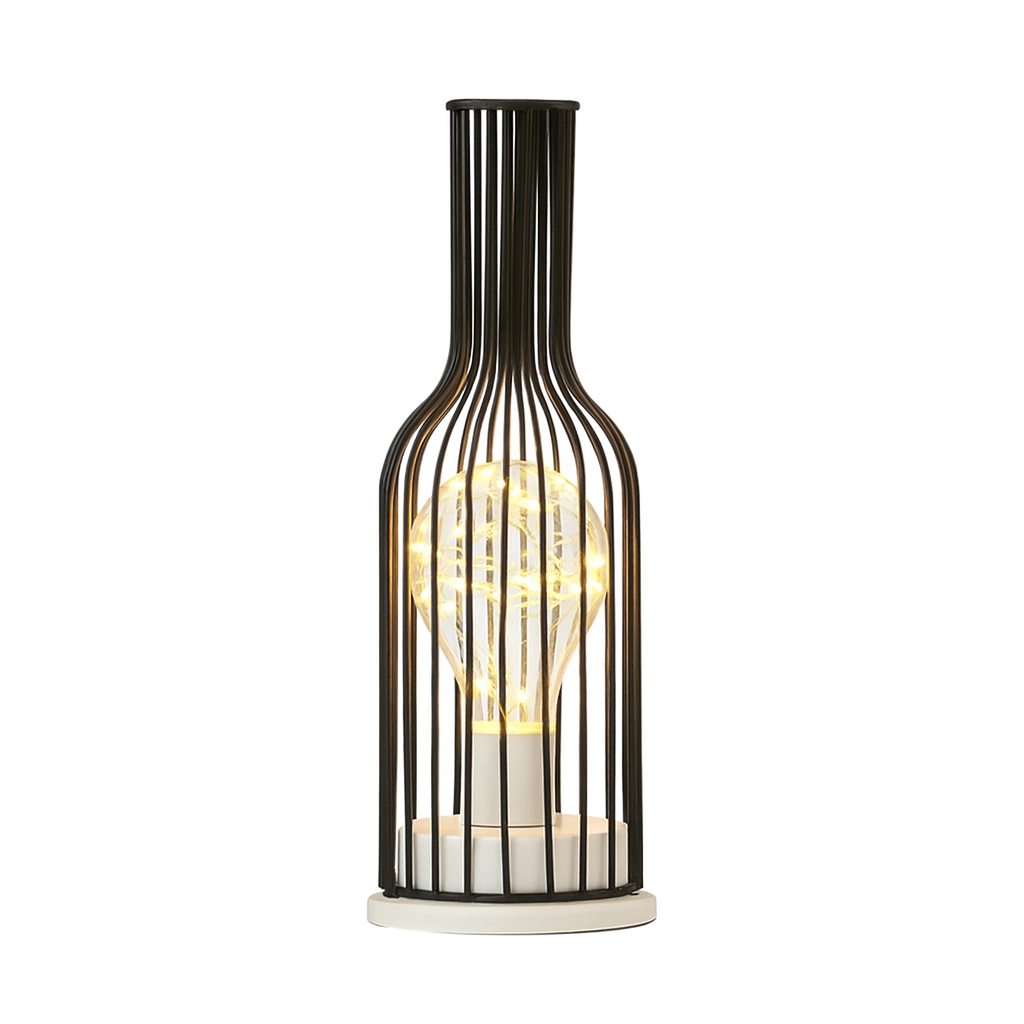 Wireless LED Table Lamp with Modern Steel Finish | Dovixa