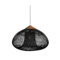 Wisteria Rattan Japandi Pendant Light Fixture | Ravena