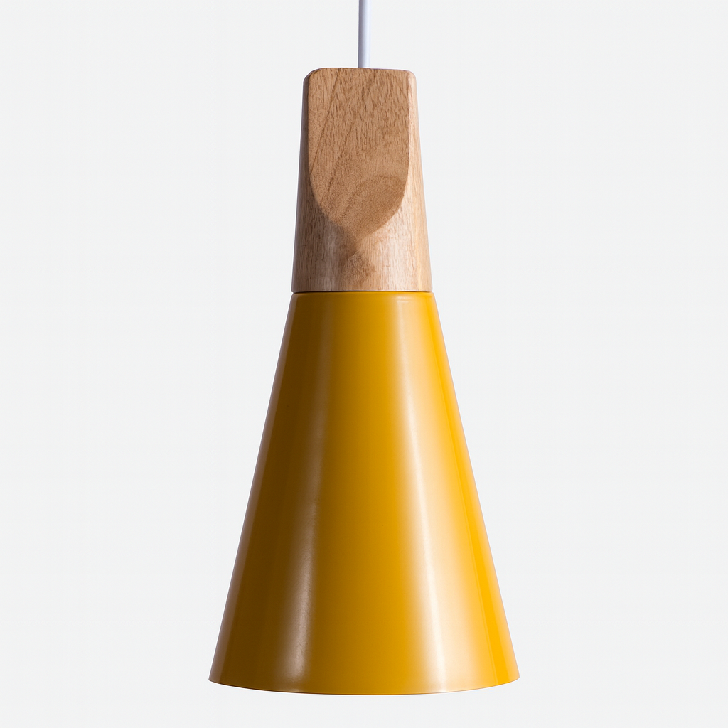 Wood Aluminium Nordic Pendant Light | Arqena