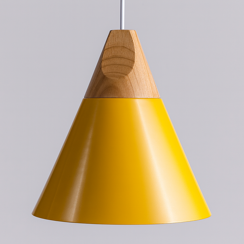 Wood Aluminium Nordic Pendant Light | Arqena