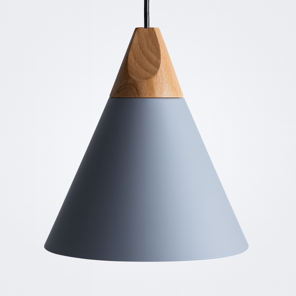 Wood Aluminium Nordic Pendant Light | Arqena