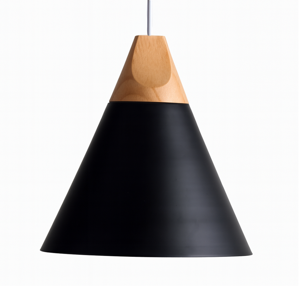 Wood Aluminium Nordic Pendant Light | Arqena