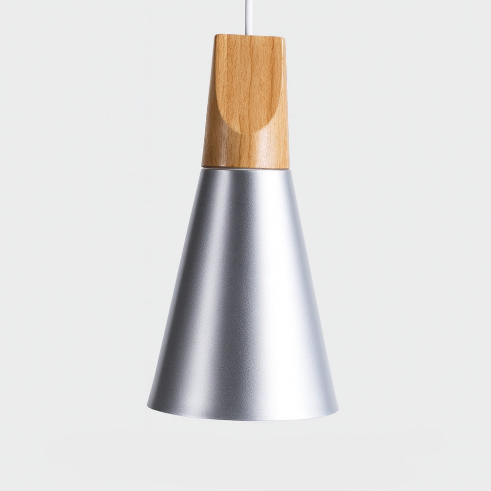 Wood Aluminium Nordic Pendant Light | Arqena