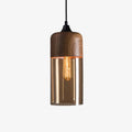 Wood Glass Nordic Pendant Light Fixture | Brandel