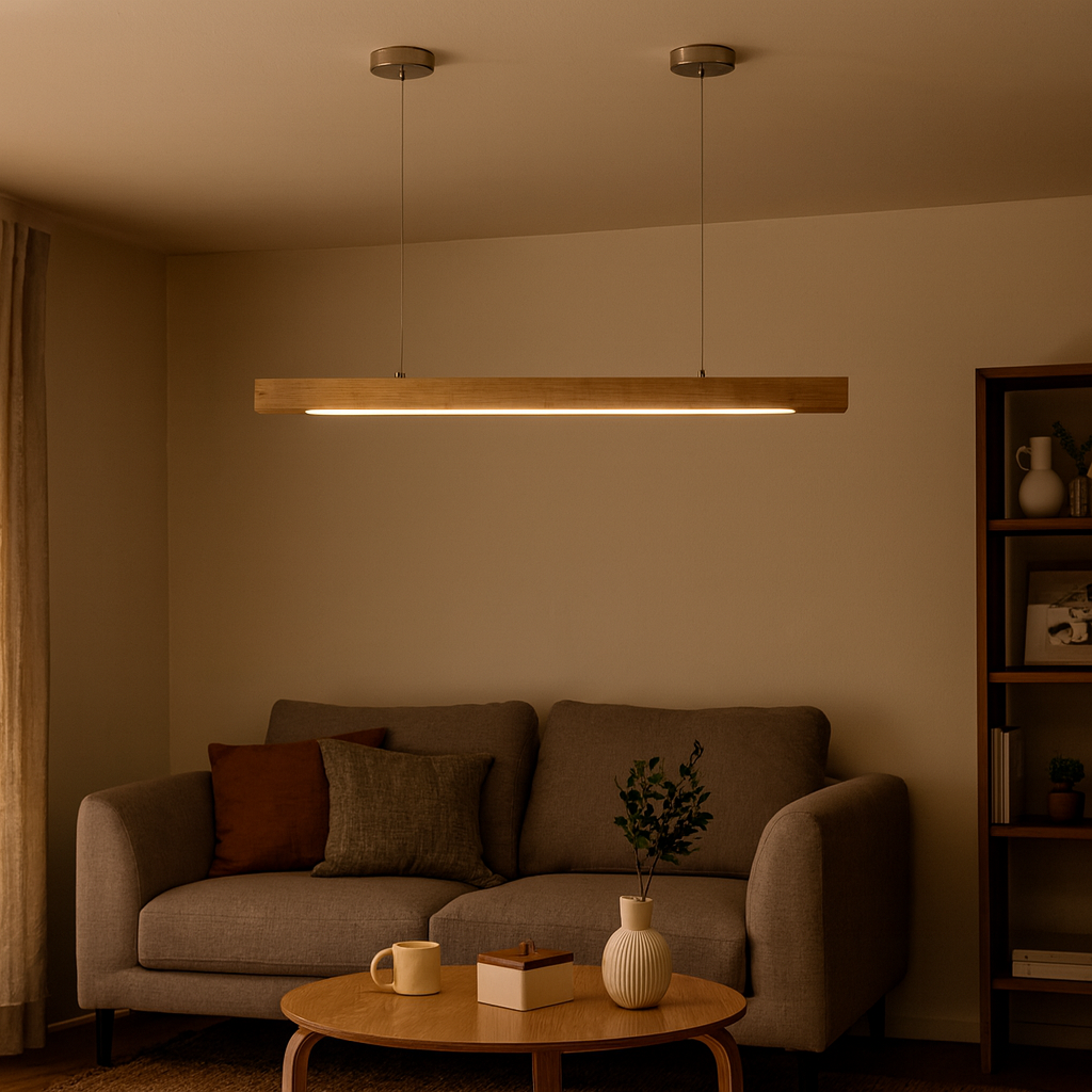 Wood LED Pendant Light Nordic Style | Selnix
