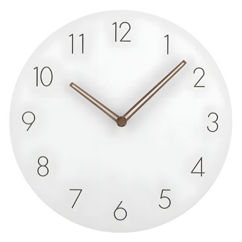 Wood Silent Quartz Minimalist Scandinavian Wall Clock | Halvorn
