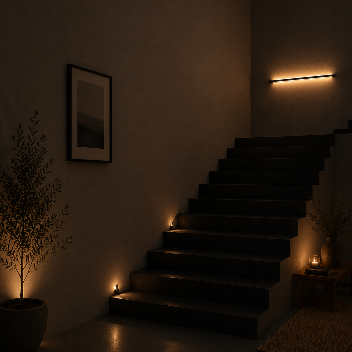 LED Wall Light, Modern Minimalist Wall Sconce for Bedroom & Hallway | IQ